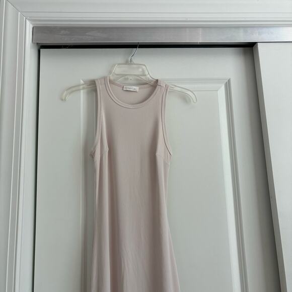 Kookai Dallas Maxi Tank Dress Minimalist Contemporary Neutral Sz 2 - Picture 4 of 8